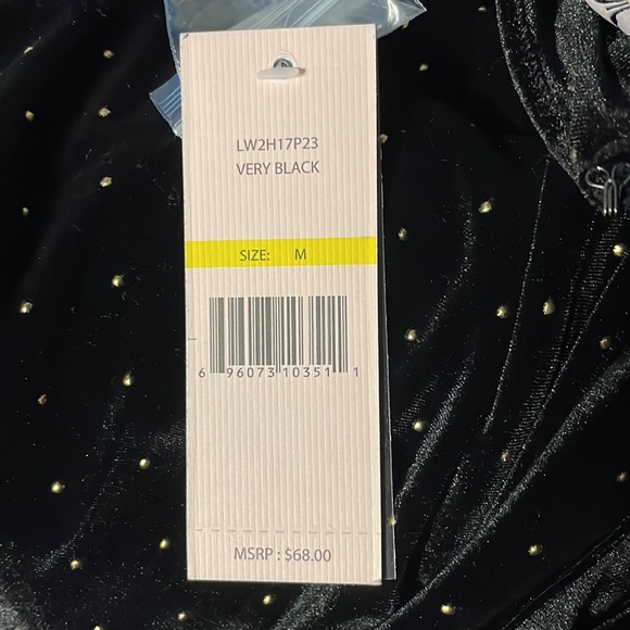 Black with gold Nanette Leopore Blouse - Picture 4 of 5